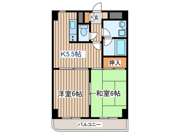 ブランシェ宮千代の物件間取画像